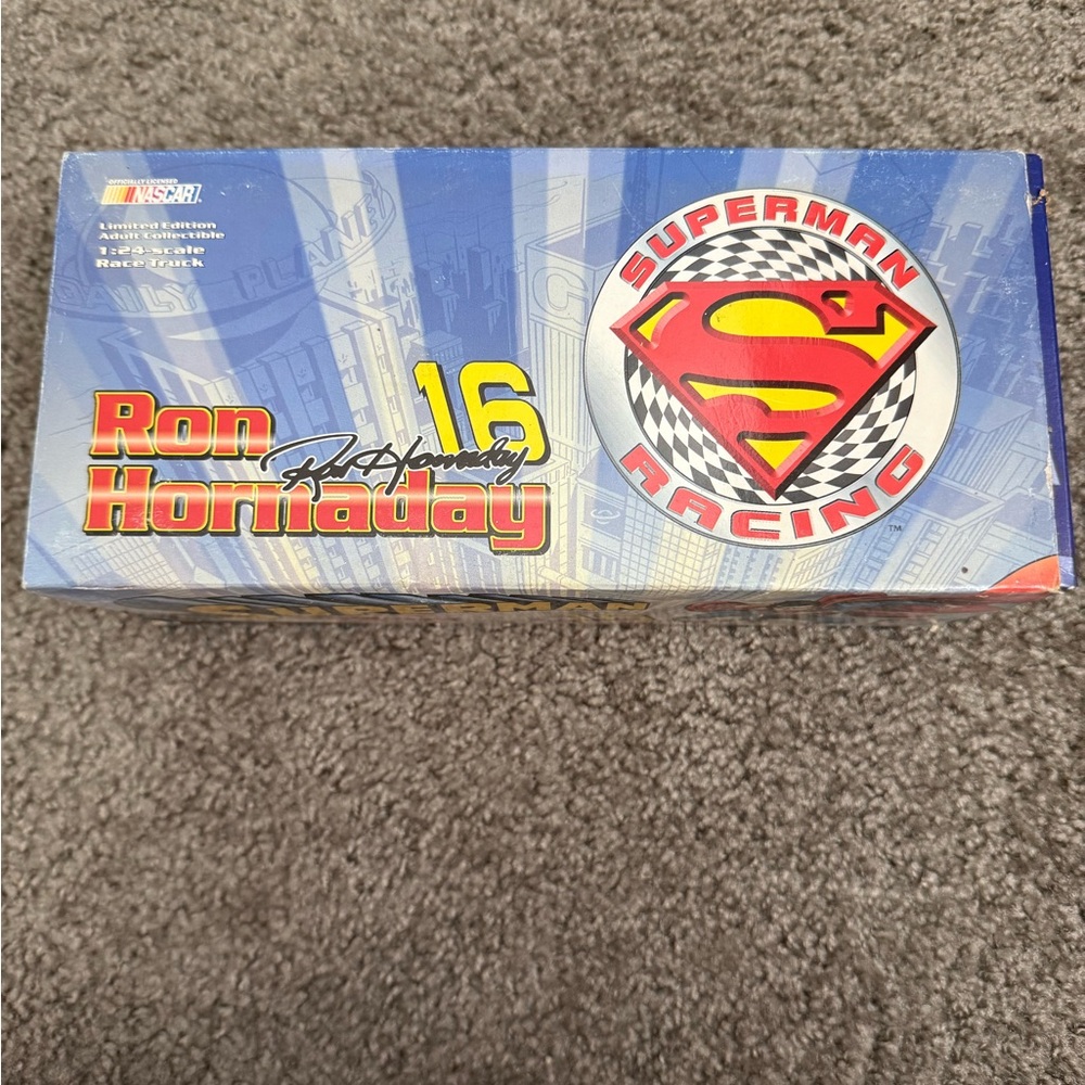 Nascar Superman Racing Car - Blue and Red